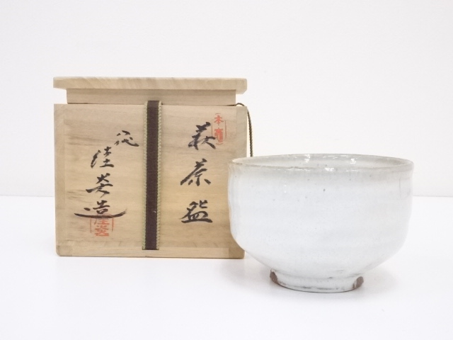 萩焼　兼田佳炎造　茶碗